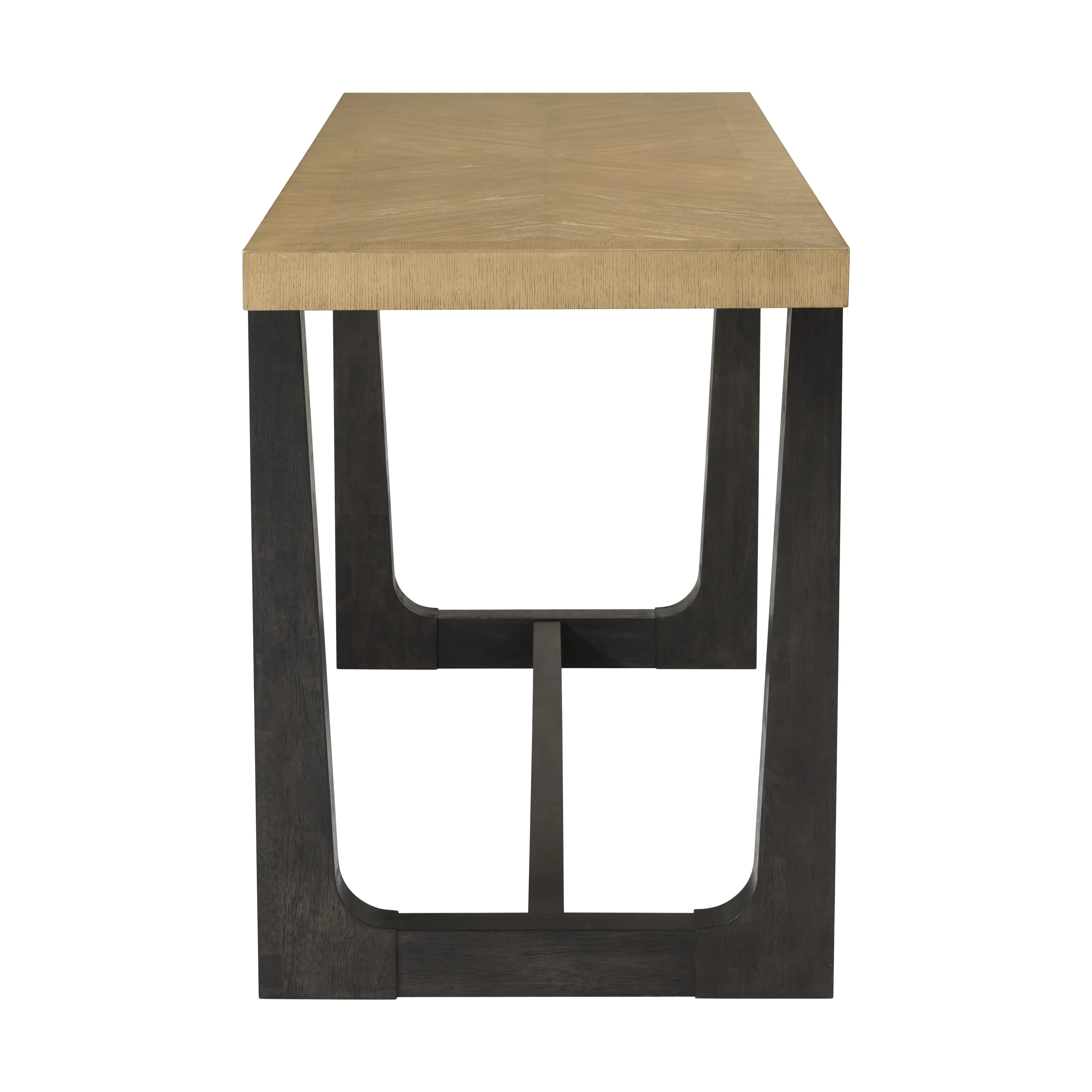Sudbury Natural and Dark Brown Bar Height Dining Table-4