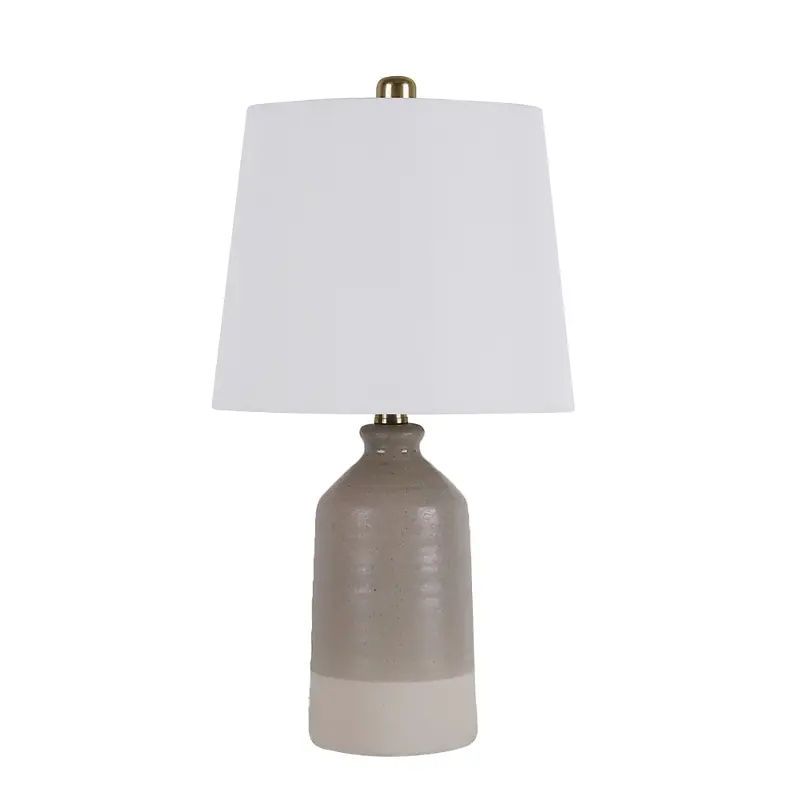 Gray Ceramic Table Lamp