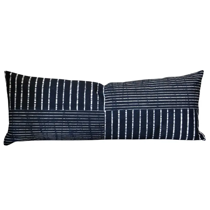 Norman Wyatt Black and White Lumbar Pillow