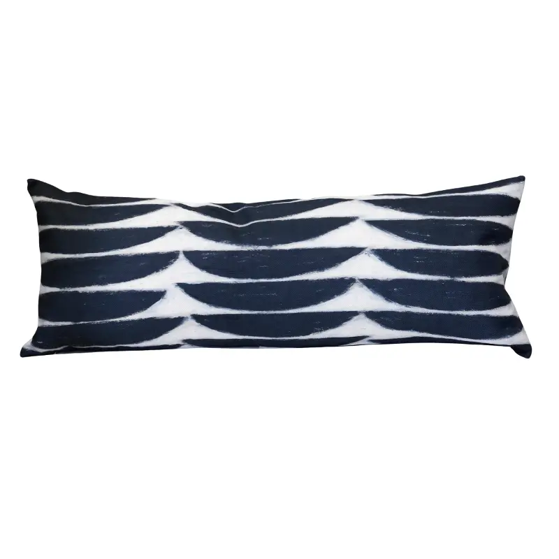 Norman Wyatt Black and White Lumbar Pillow