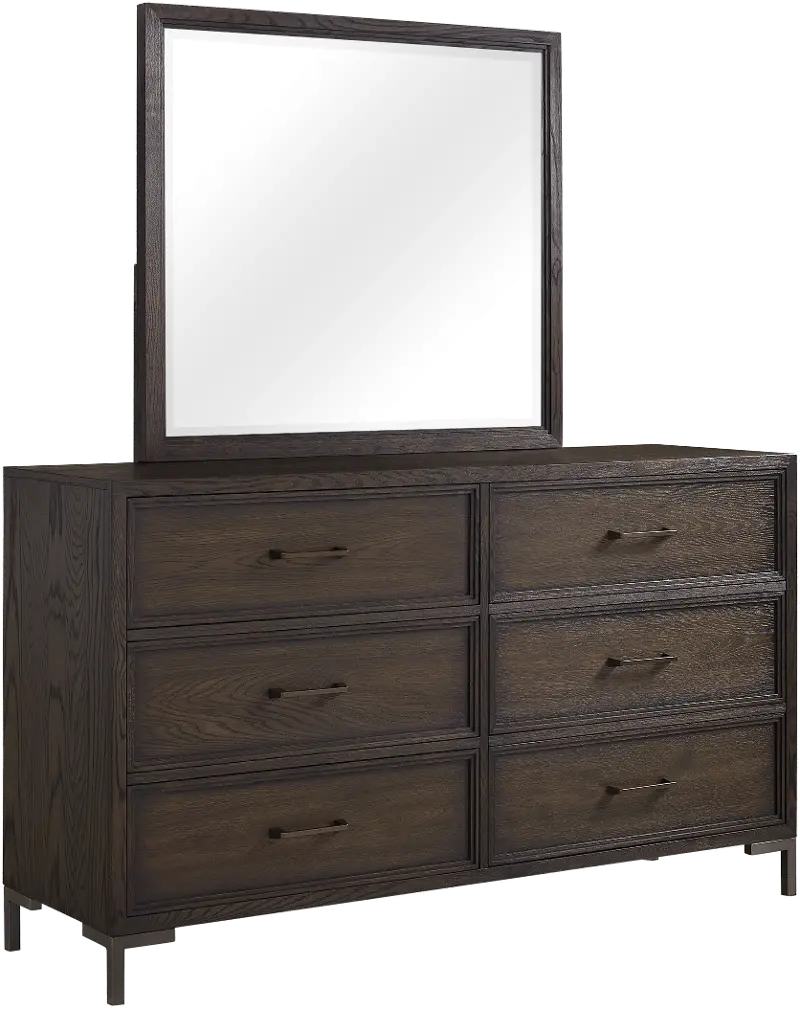 Wallburg Dark Brown Dresser