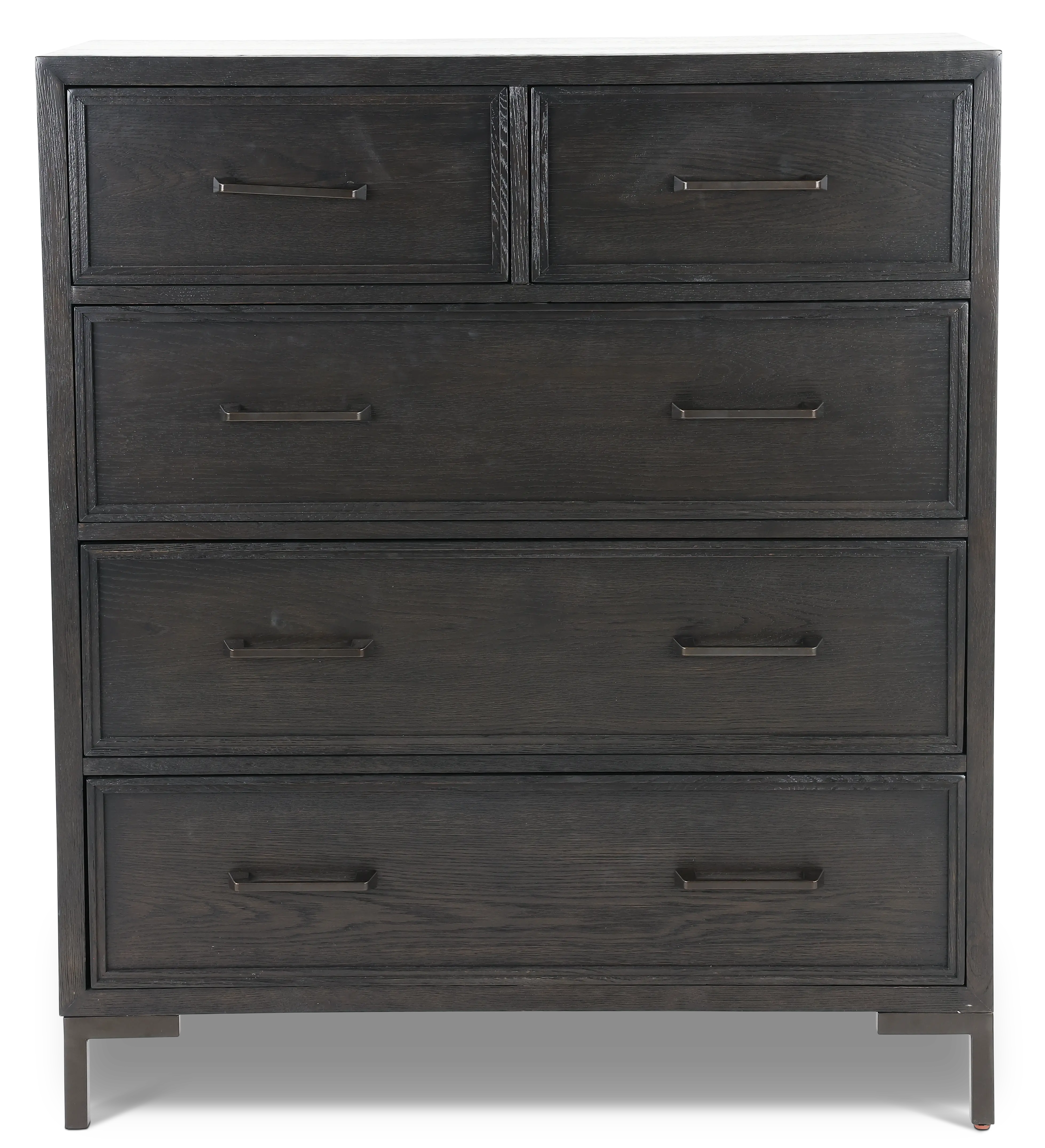 Wallburg Dark Brown Chest of Drawers-1