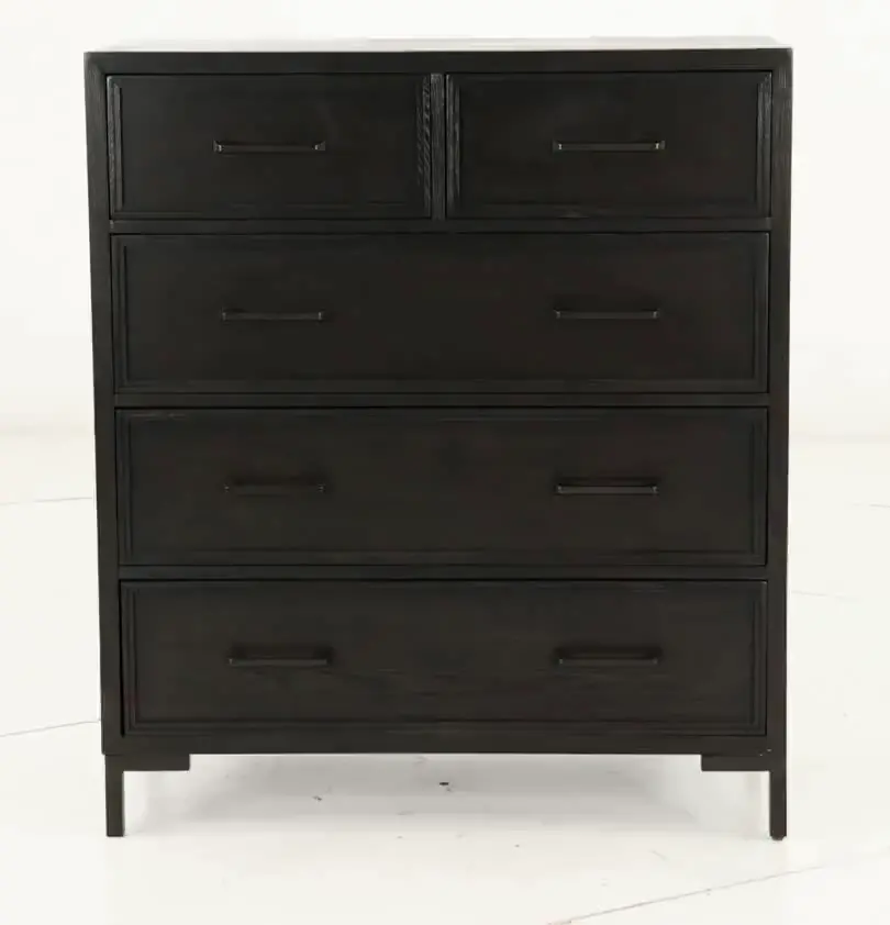 Wallburg Dark Brown Chest of Drawers-10