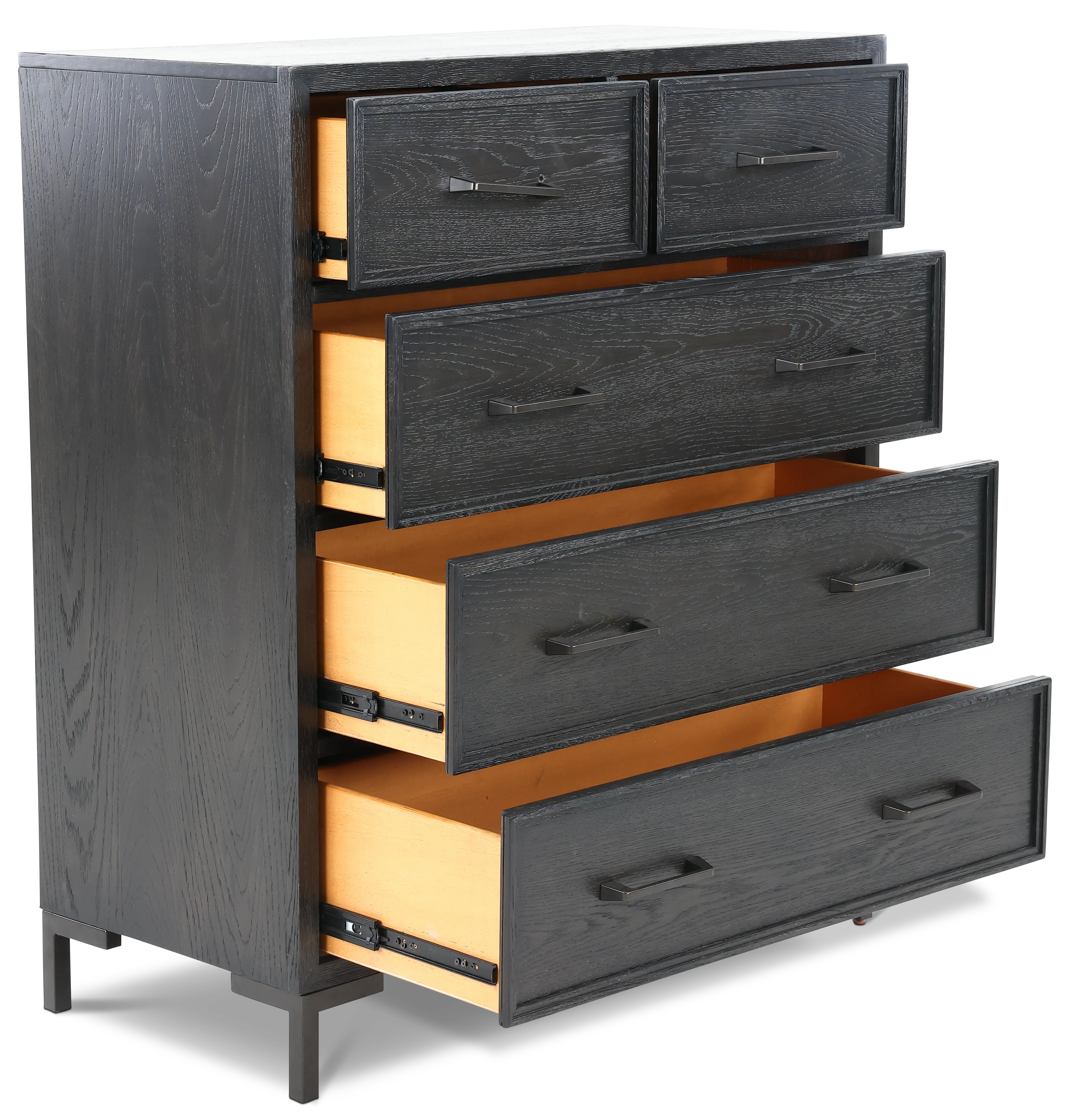 Wallburg Dark Brown Chest of Drawers-5
