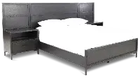 Wallburg Dark Brown Queen Platform Wall Bed