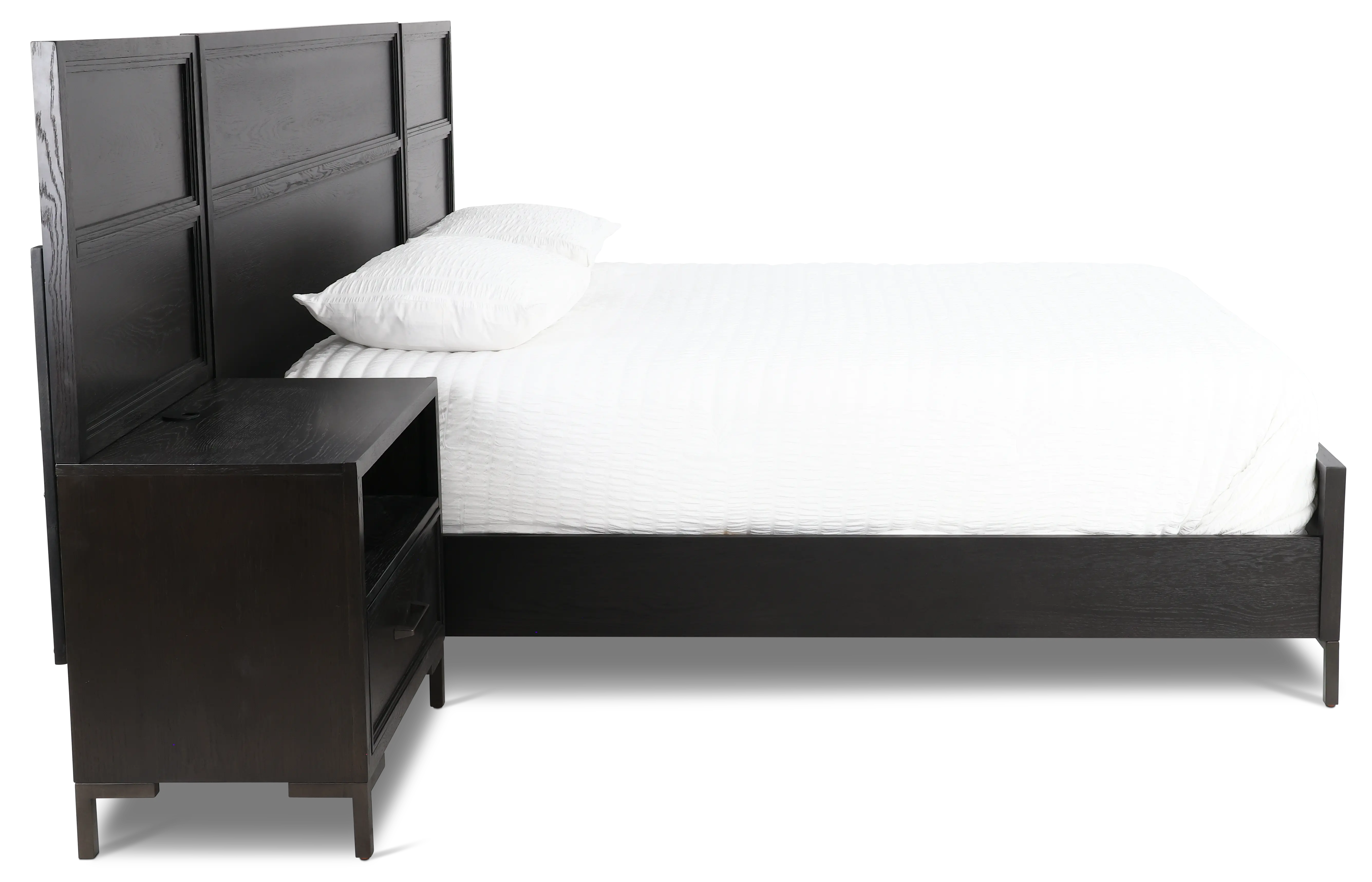 Wallburg Dark Brown King Platform Wall Bed-6