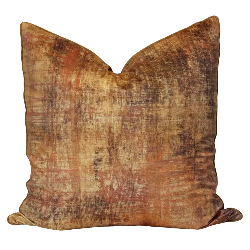 Norman Wyatt Brown Down Accent Pillow