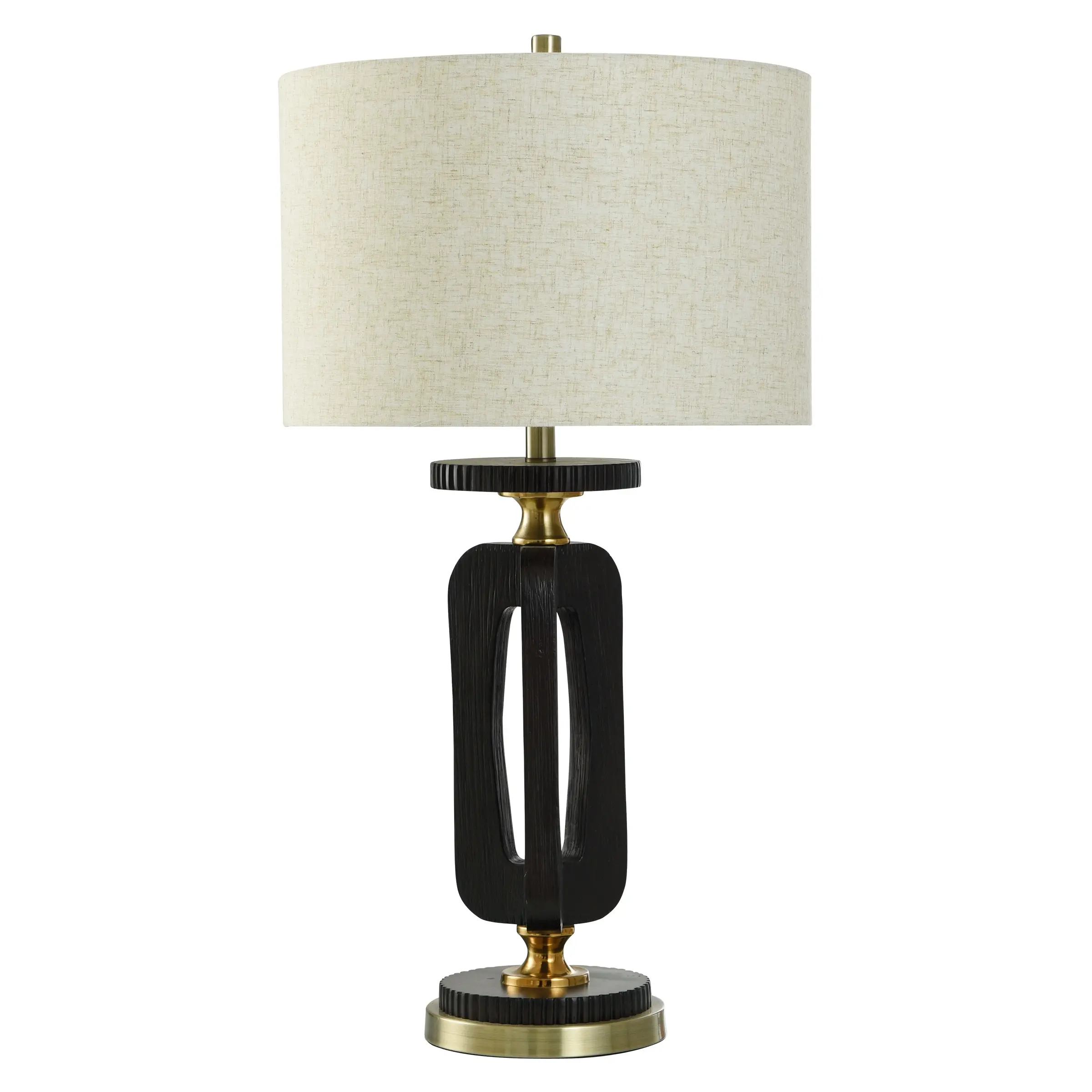 32  Optical Black Table Lamp-1