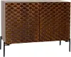 Brown Mango Wood Two Door Cabinet