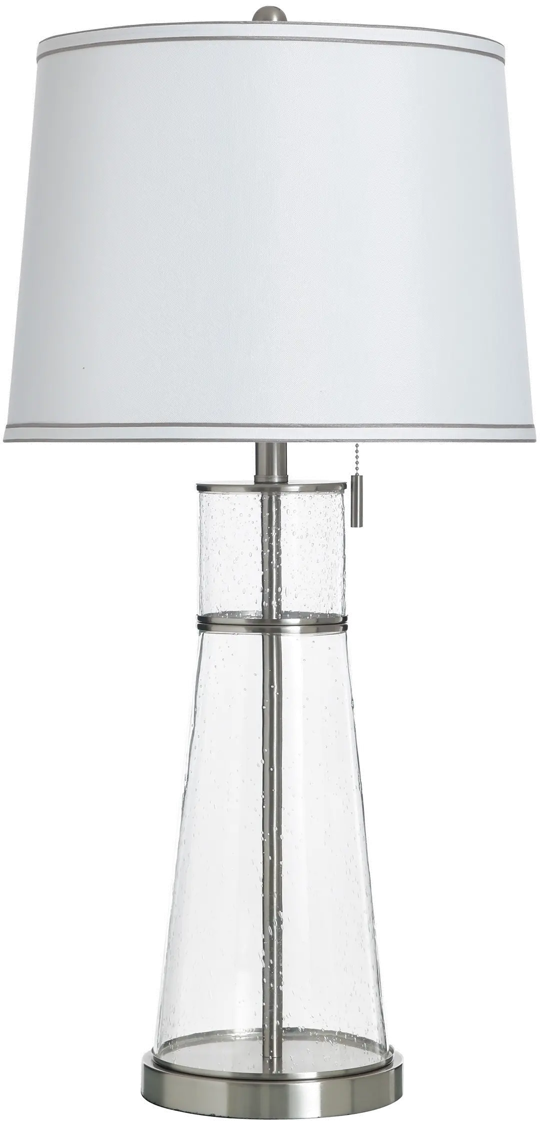 33  Clear Seeded Glass Table Lamp-1