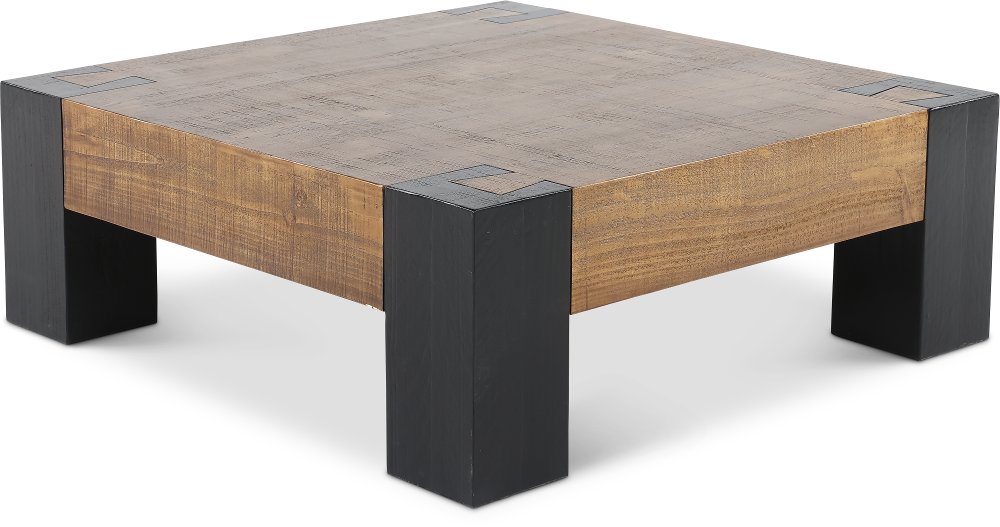 Pacifico Black and Brown Coffee Table