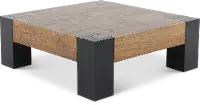 Pacifico Black and Brown Coffee Table