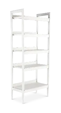 Marabella Peg White Bookcase Pier