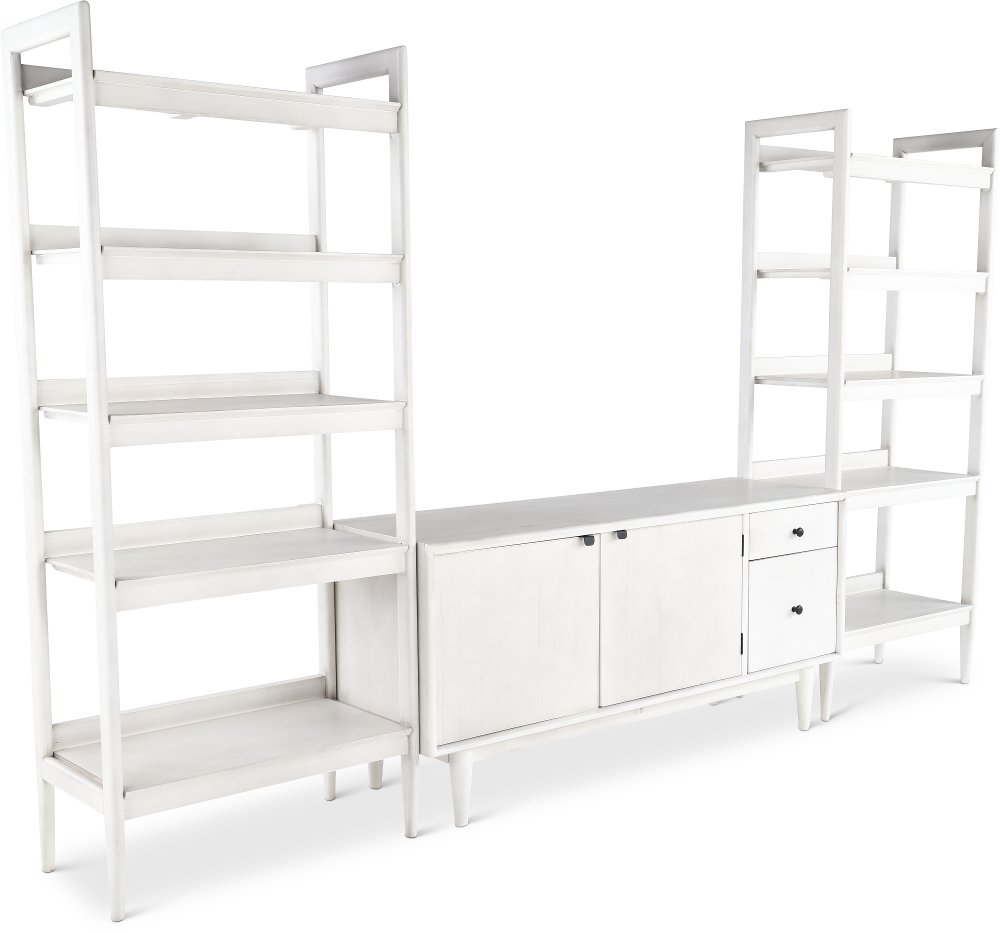 Marabella Peg White Entertainment Center