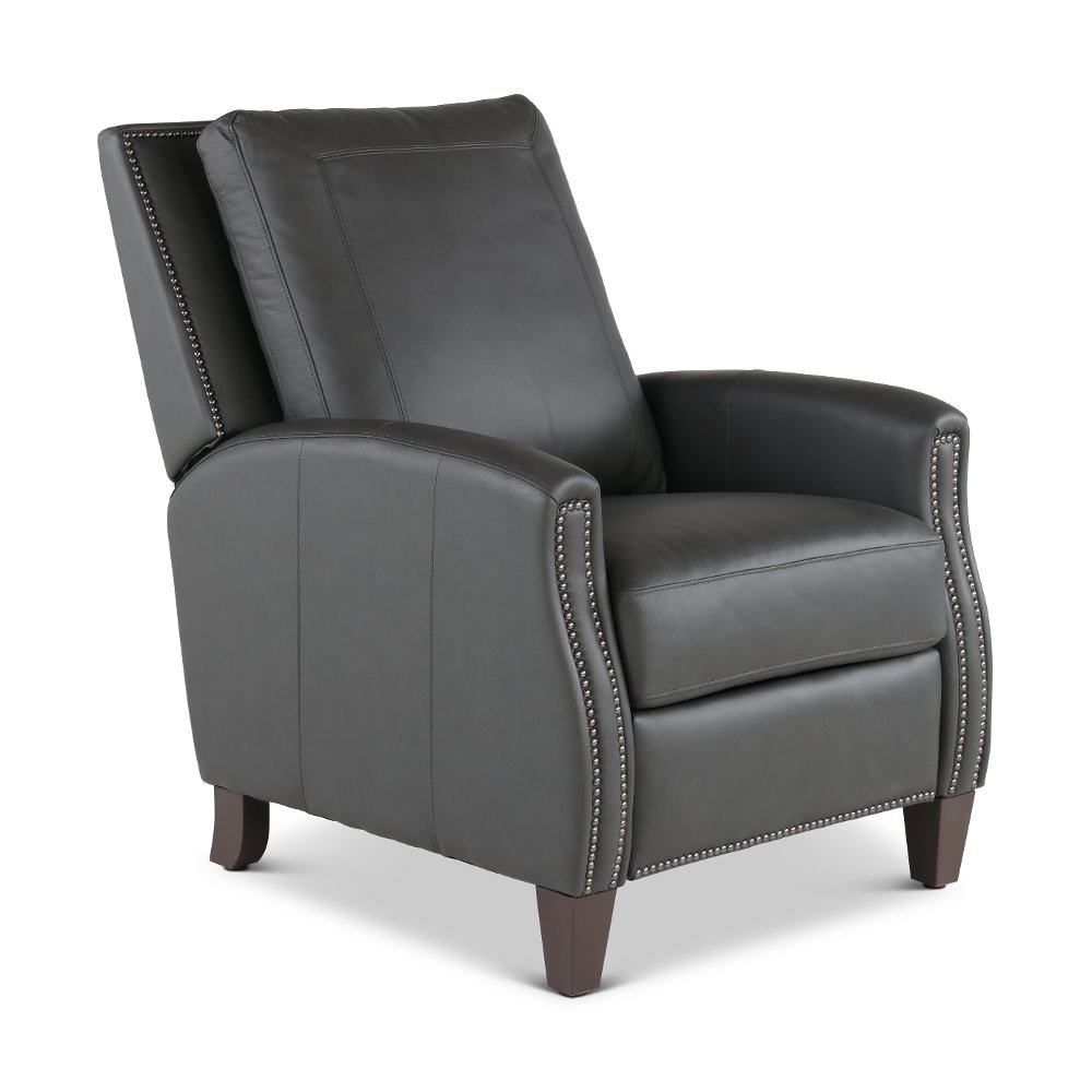 Hunter Gray Pushback High-Leg Recliner