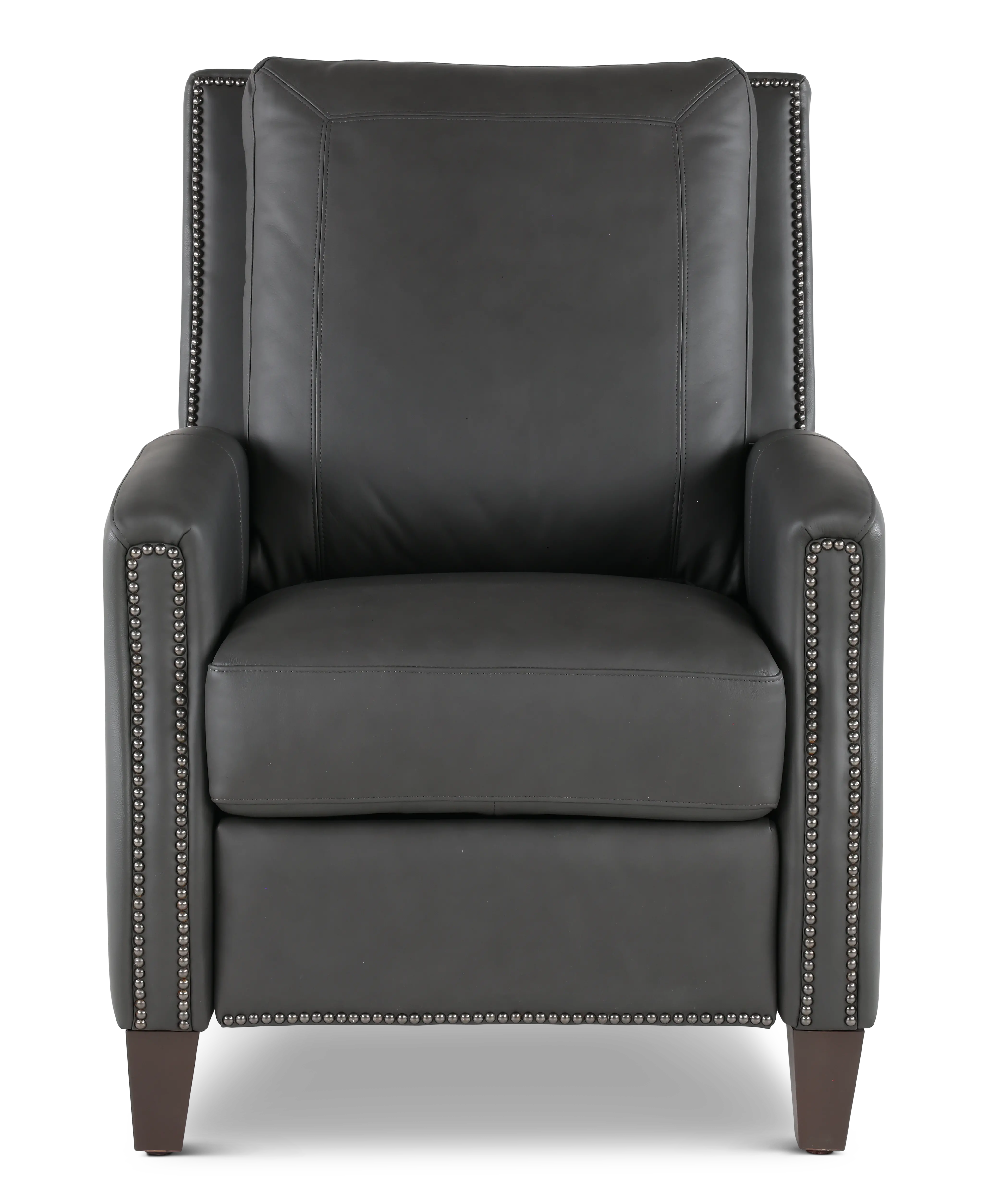 Hunter Gray Pushback High-Leg Recliner-4