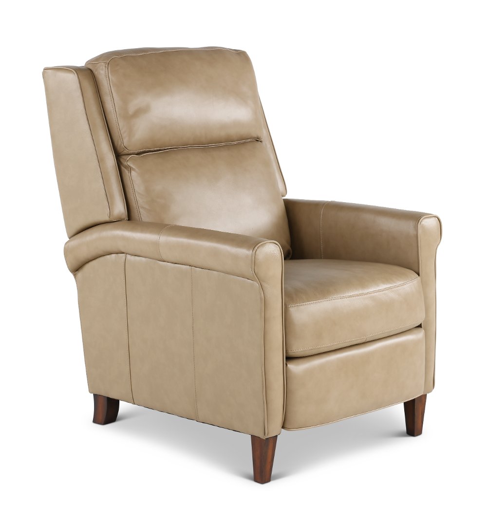 Northfield Cream Pushback High-Leg Recliner