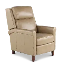 Northfield Cream Pushback High-Leg Recliner
