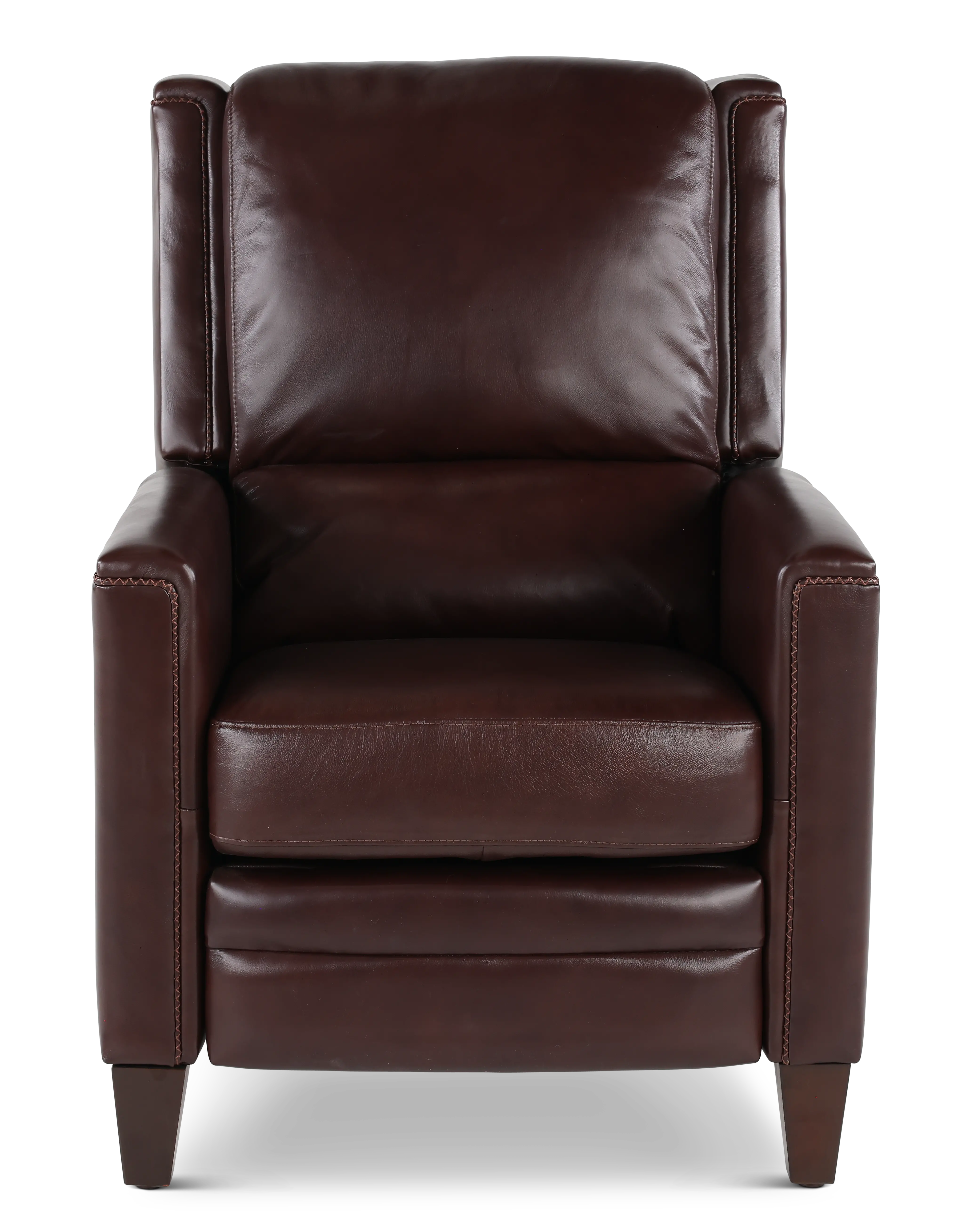 Connor Espresso Dark Brown Pushback High-Leg Recliner-4