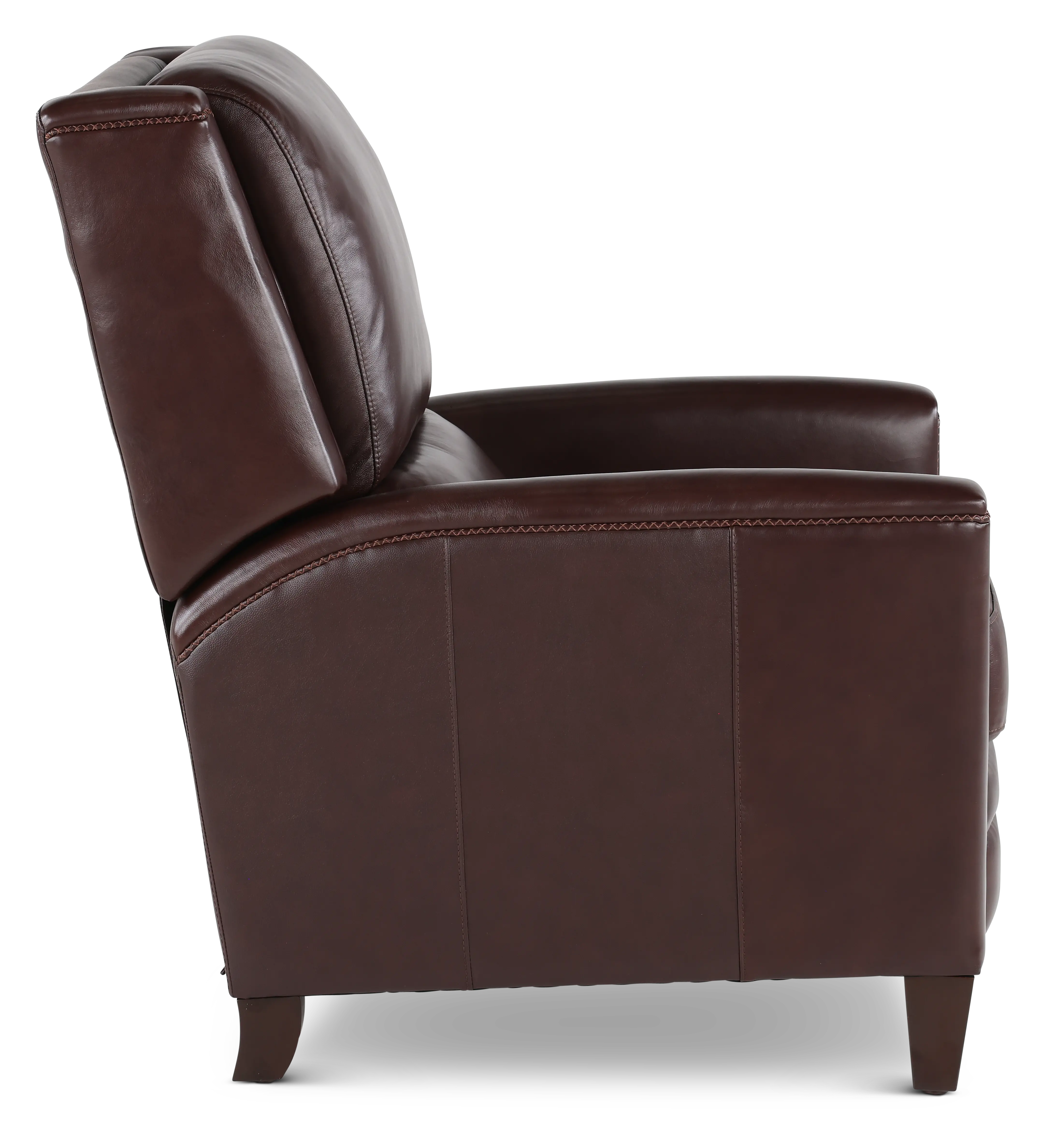 Connor Espresso Dark Brown Pushback High-Leg Recliner-6