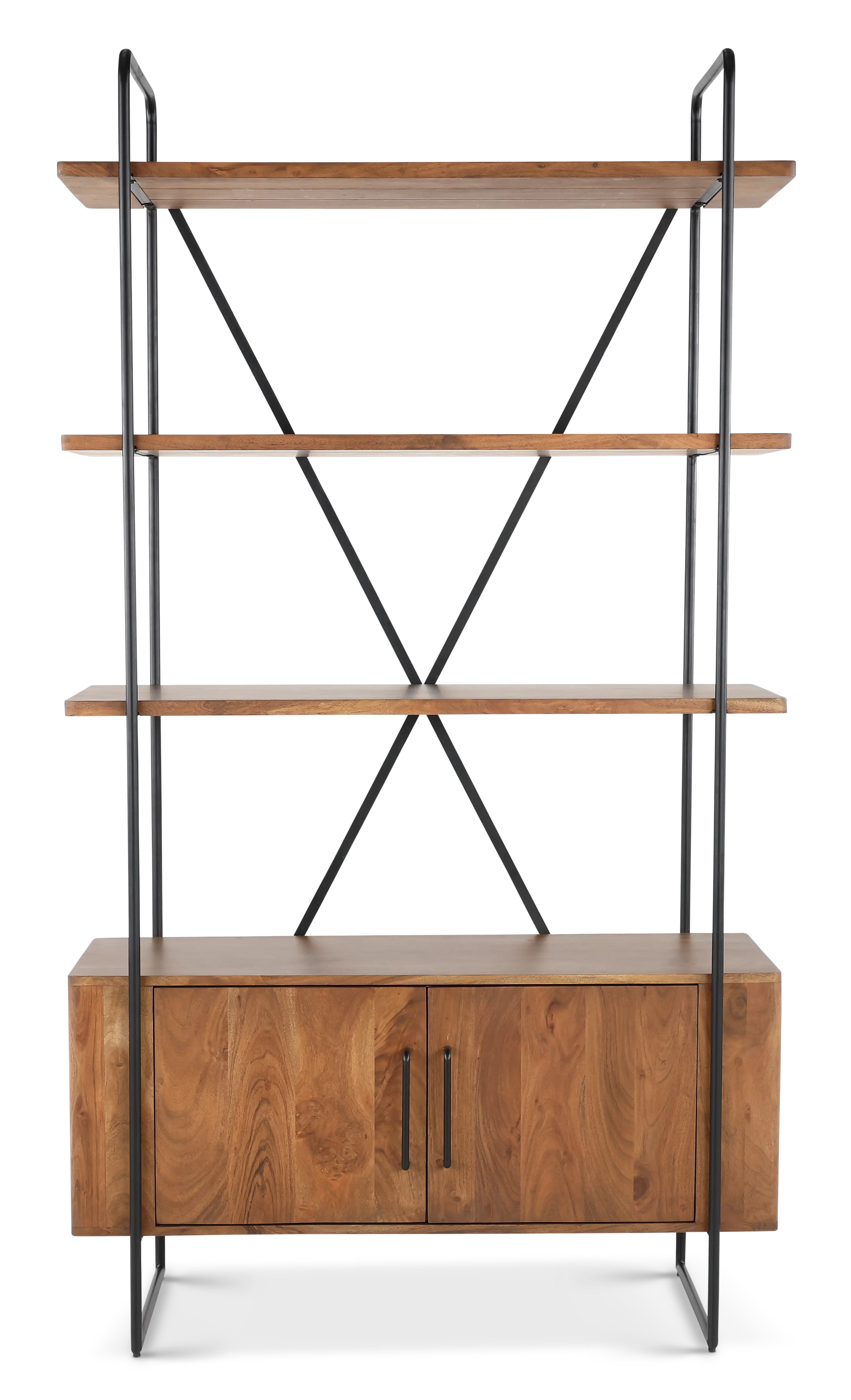 Verbania Brown Bookcase-1