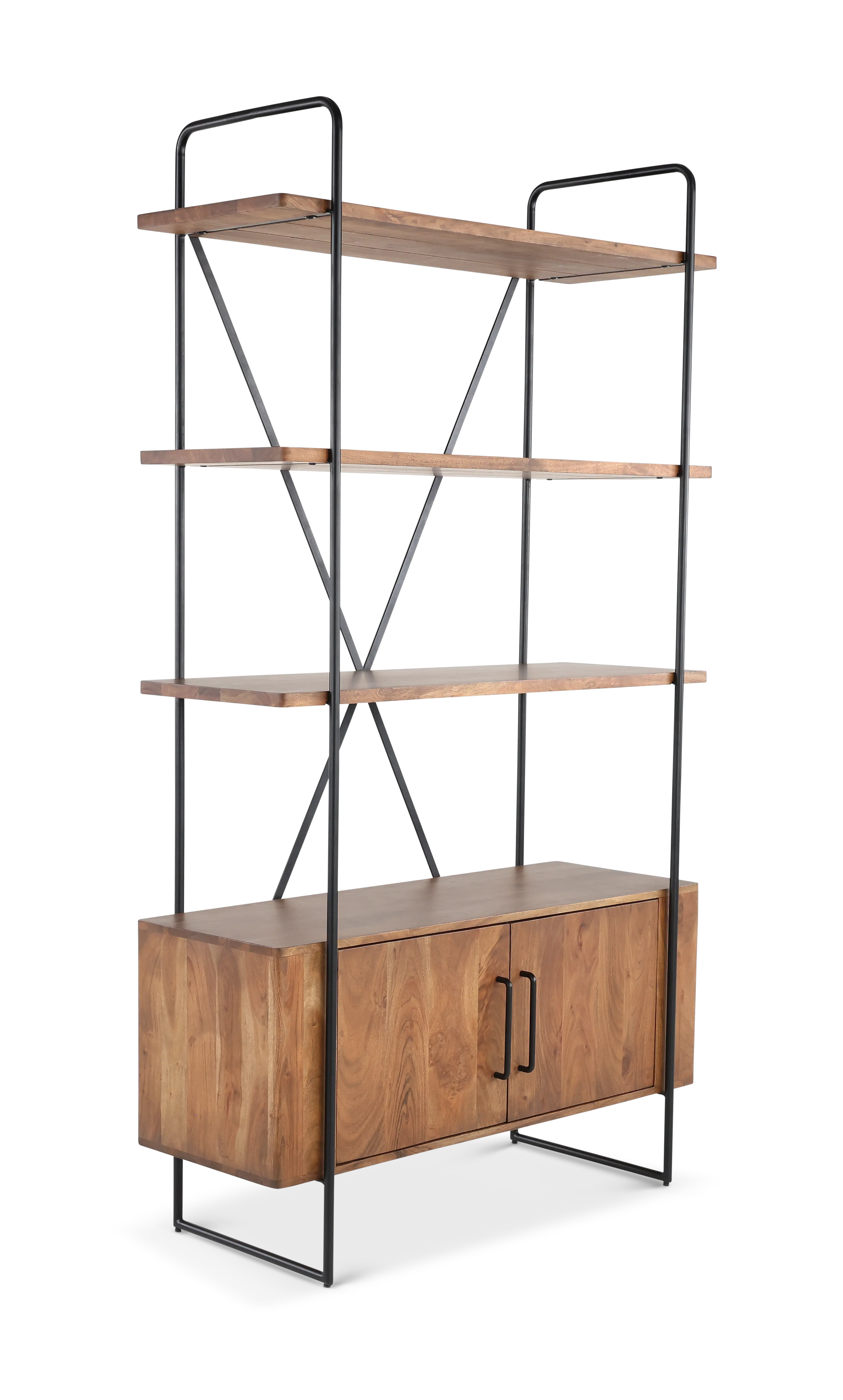 Verbania Brown Bookcase-2