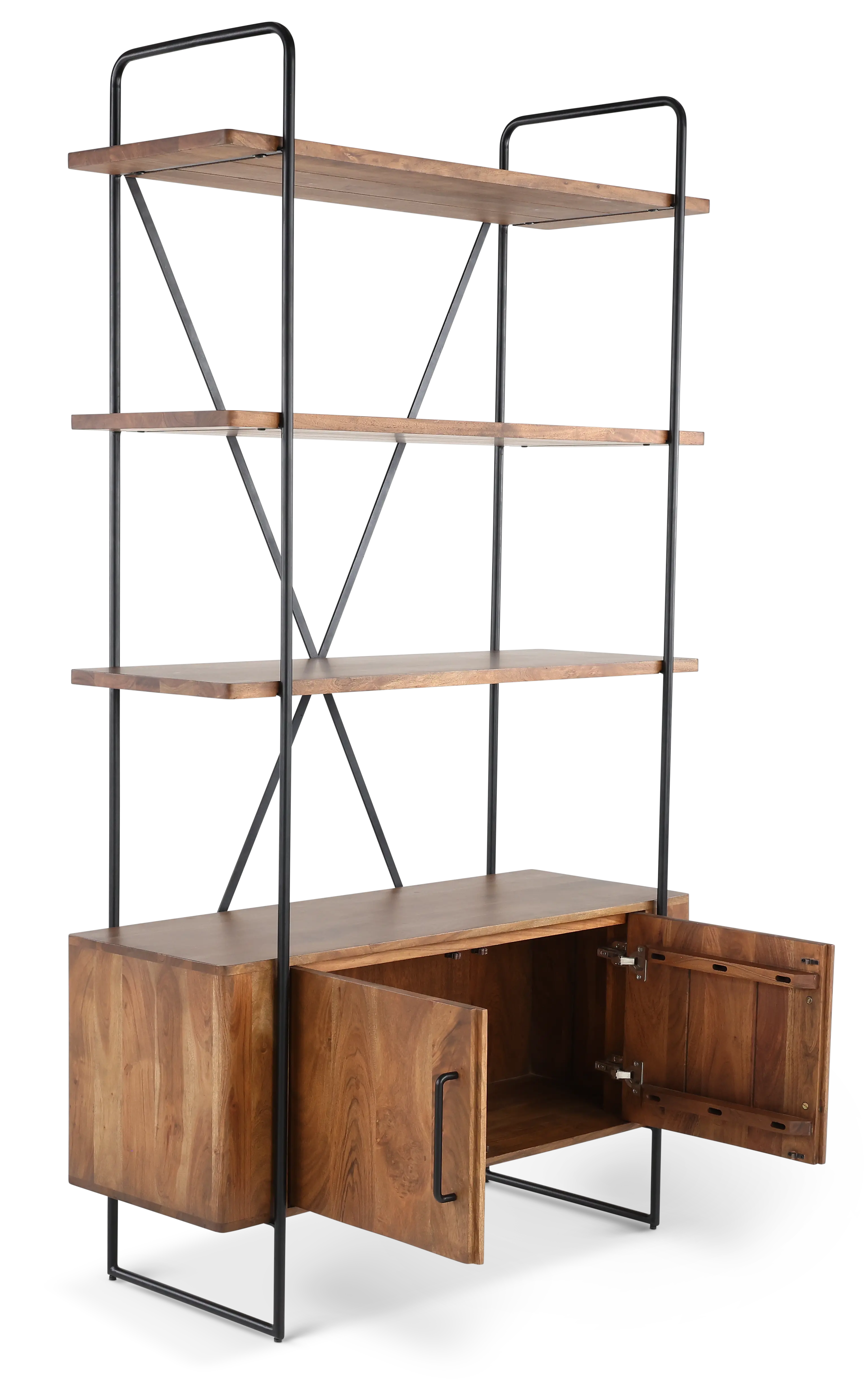 Verbania Brown Bookcase-4