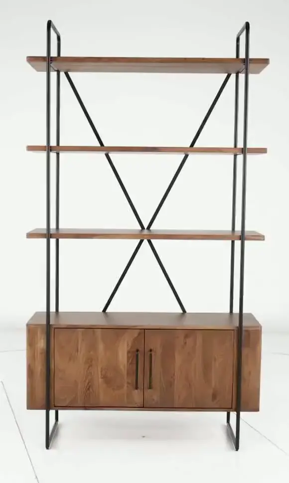 Verbania Brown Bookcase-7
