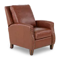 Hunter Chestnut Brown High-Leg Power Recliner