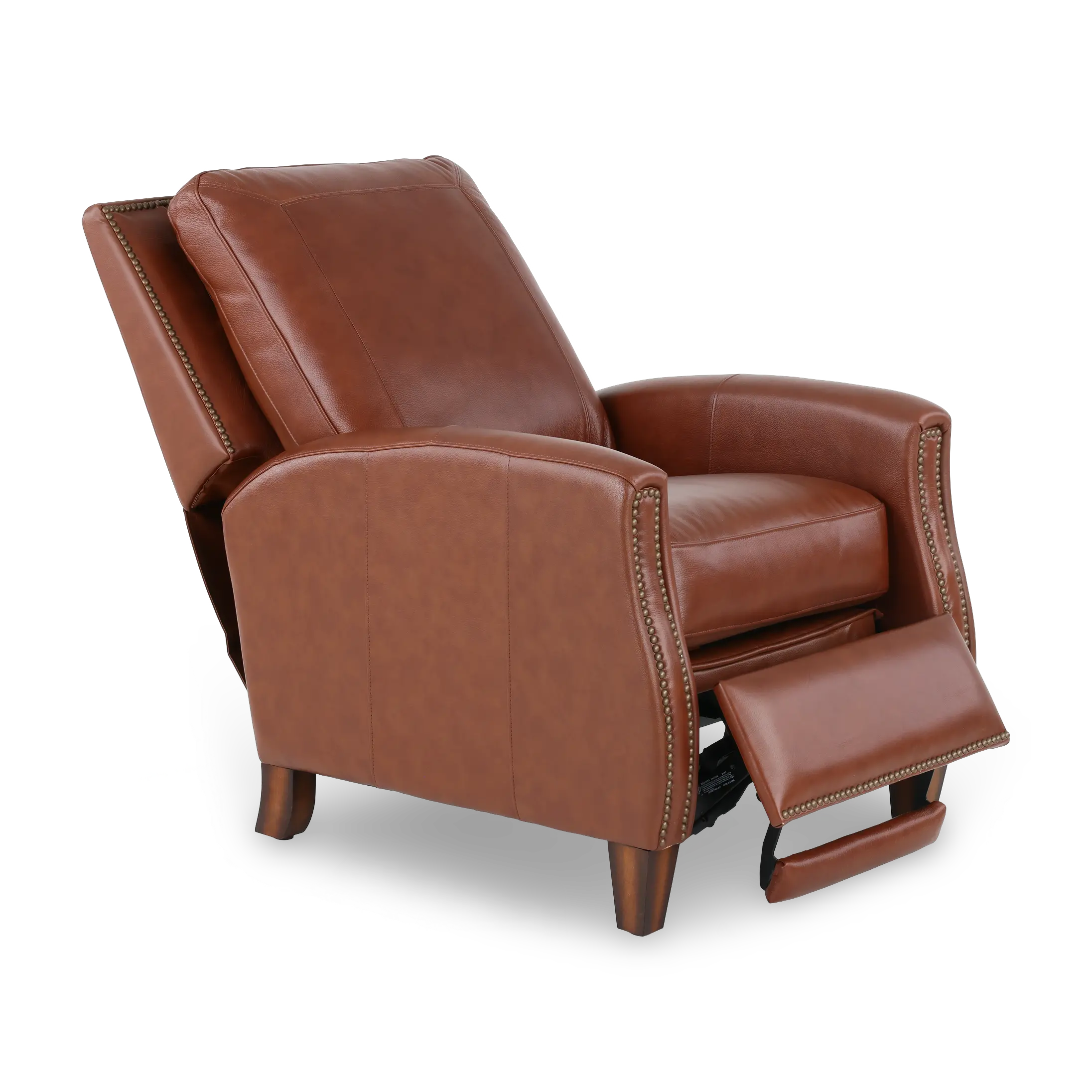 Hunter Chestnut Brown High-Leg Power Recliner-5