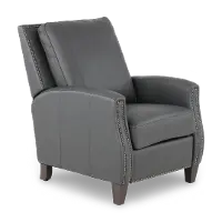 Hunter Gray High-Leg Power Recliner