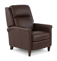 Northfield Walnut Brown High-Leg Power Recliner