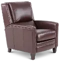 Connor Espresso Dark Brown High-Leg Power Recliner