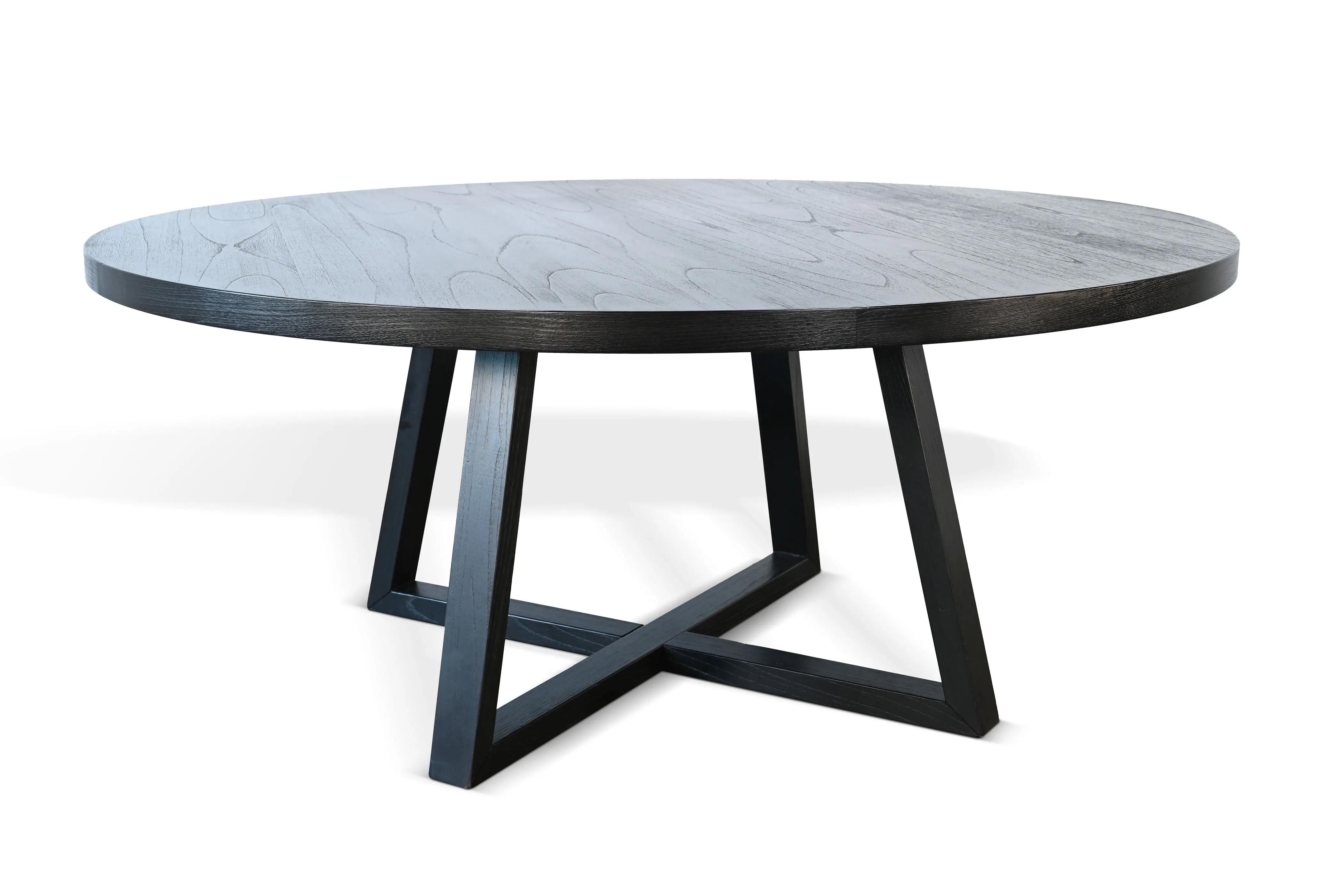 Eclipse Umbra Black 72  Round Dining Table-1