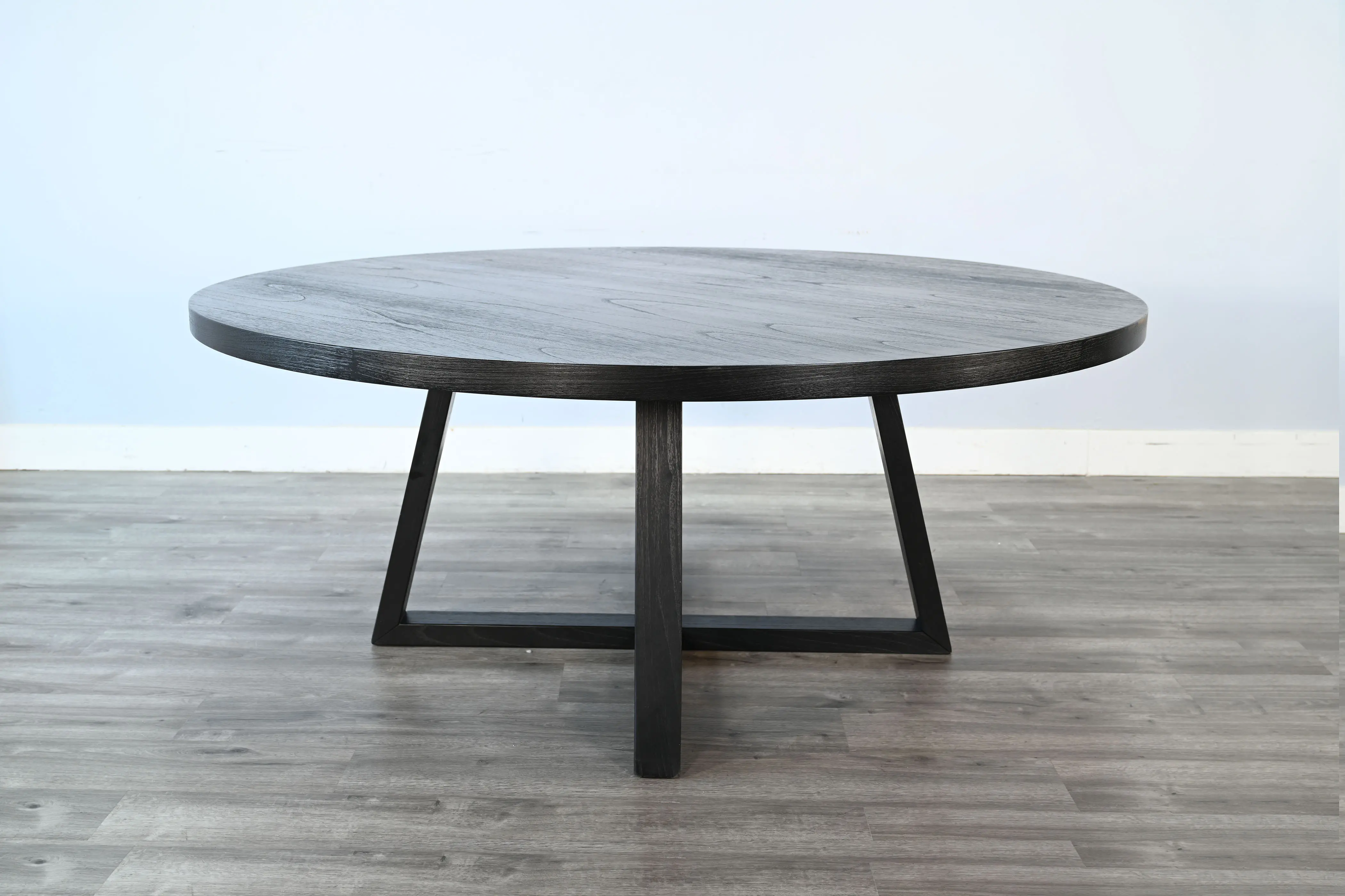 Eclipse Umbra Black 72  Round Dining Table-2