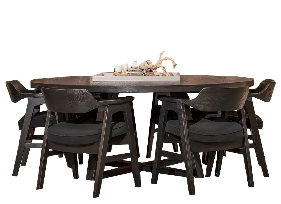 Eclipse Umbra Black 5 Piece Dining Set-1