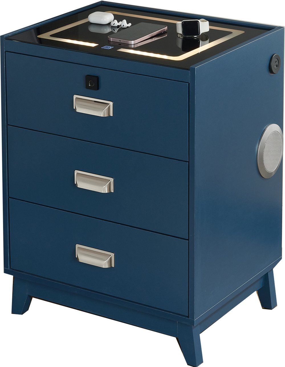 Rio Blue Smart Nightstand
