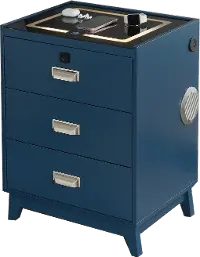 Rio Blue Smart Nightstand