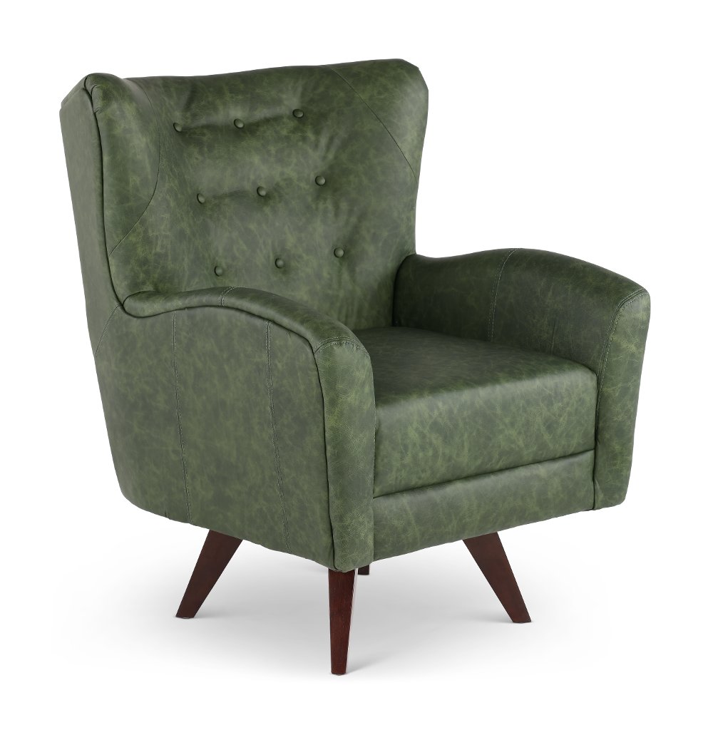 Harlow Green Decoy Swivel Chair
