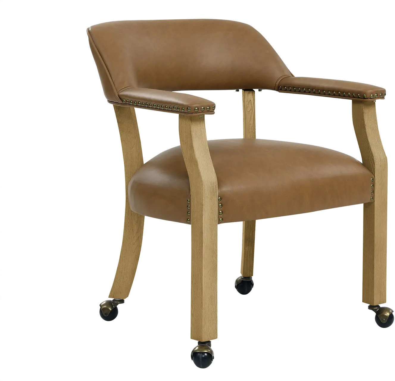 Rylie Sand and Camel Captain's Chair-1