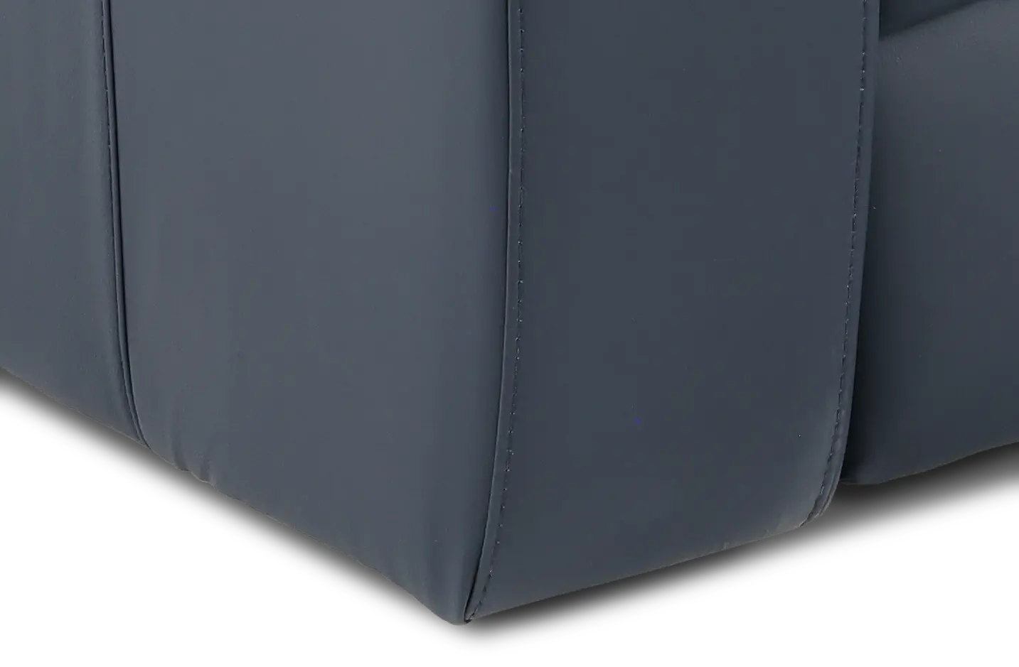 Vertex Atlantic Blue Leather Power Recliner-9