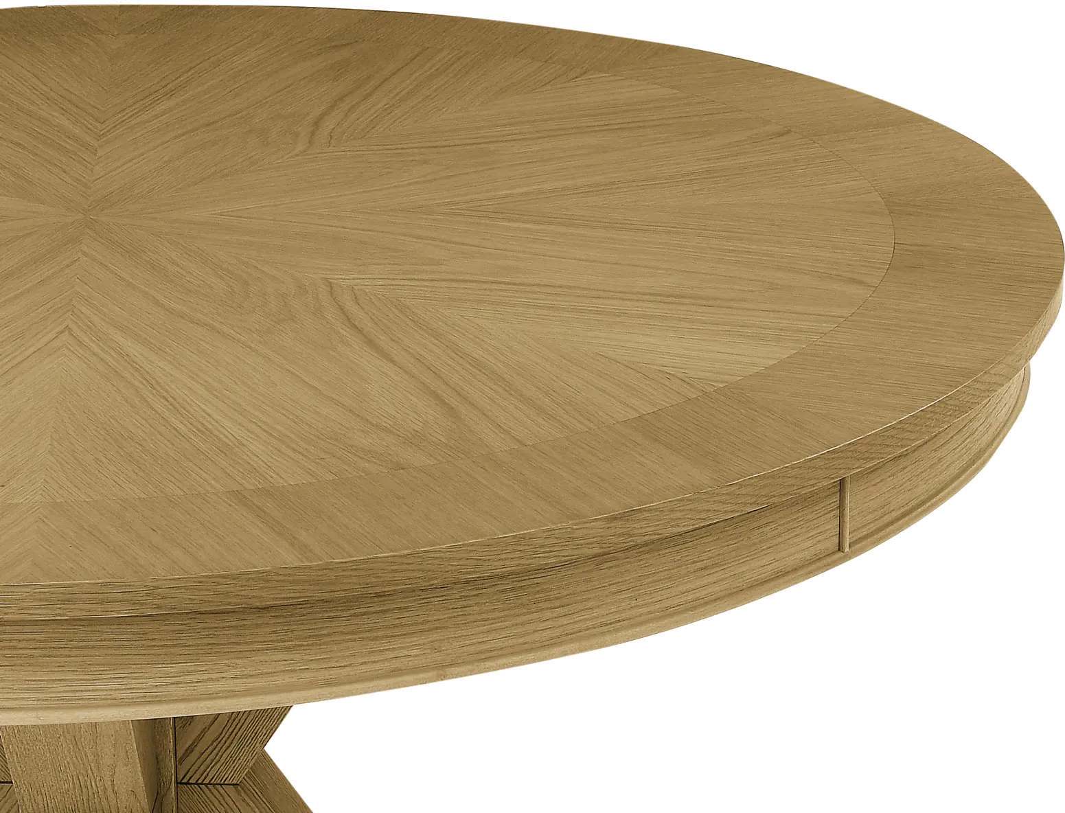 Rylie Sand 48  Round Game Table with Folding Game Top-4
