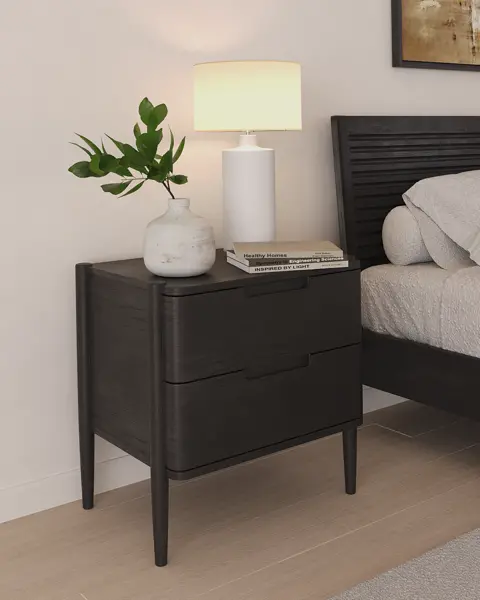 Casal Black Nightstand-2