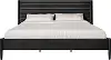 Casal Black King Platform Bed