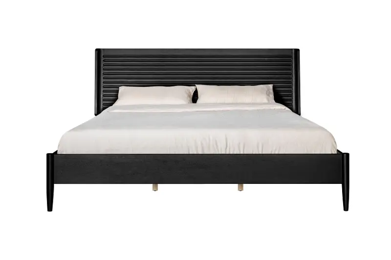 Casal Black King Platform Bed