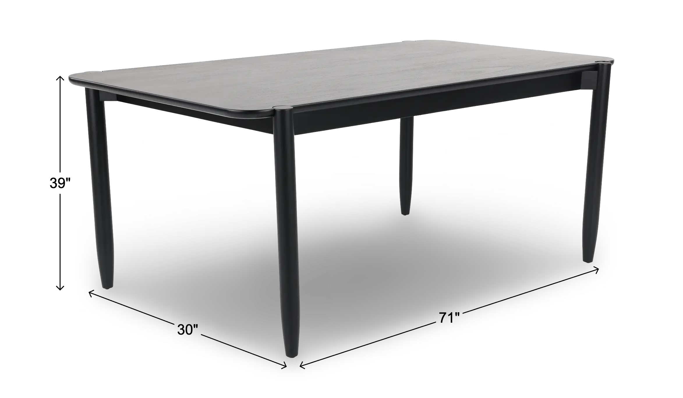 Casal Black Dining Table-3
