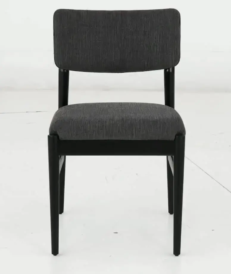 Casal Dark Gray and Black Dining Chair-8