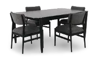 Casal Black 5 Piece Dining Set