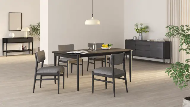 Casal Black 5 Piece Dining Set-2