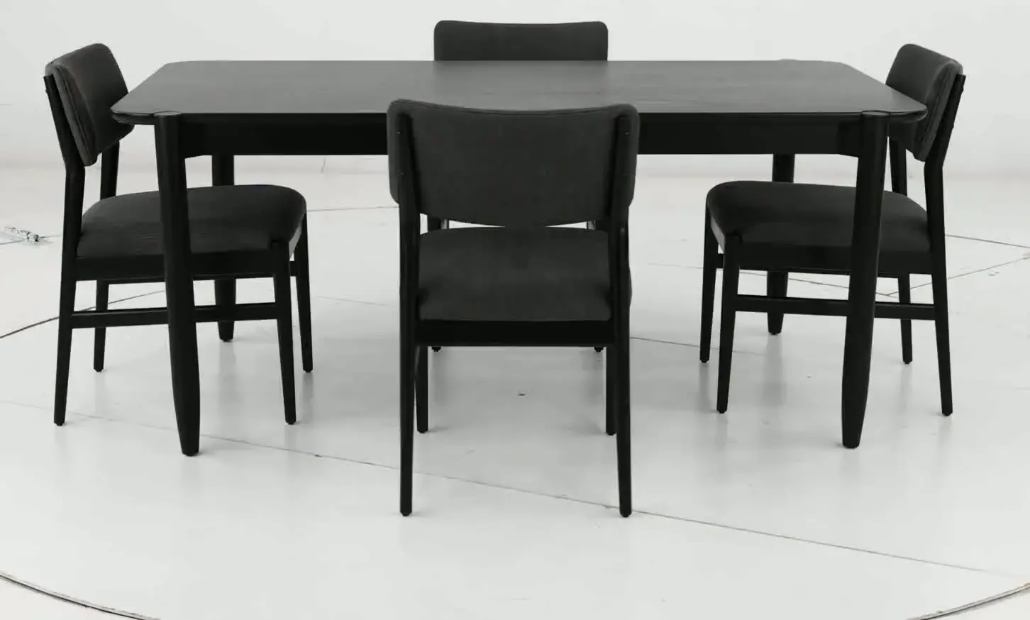 Casal Black 5 Piece Dining Set-7